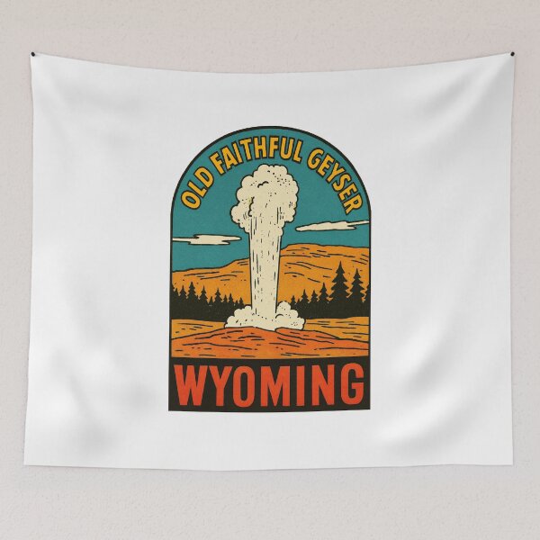 Item preview, Old Faithful Vintage Style Decal designed and sold by Decal Mania.
