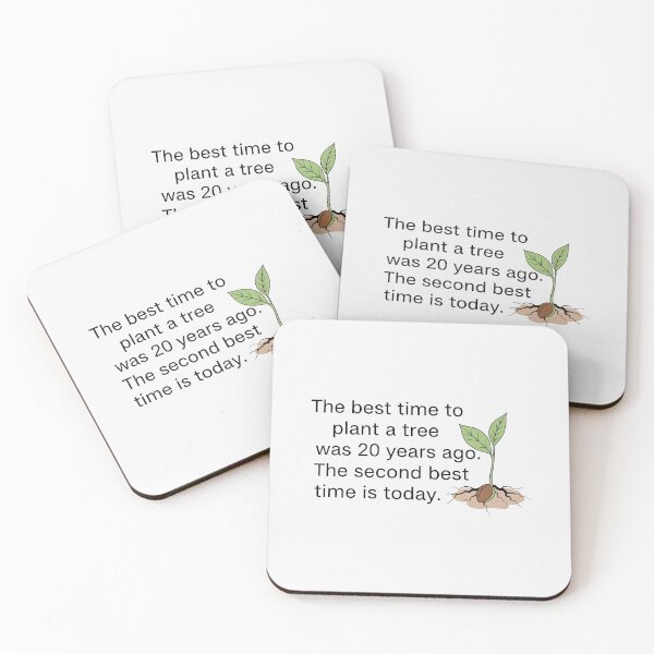Item preview, Today is the second best time designed and sold by Katyulia.