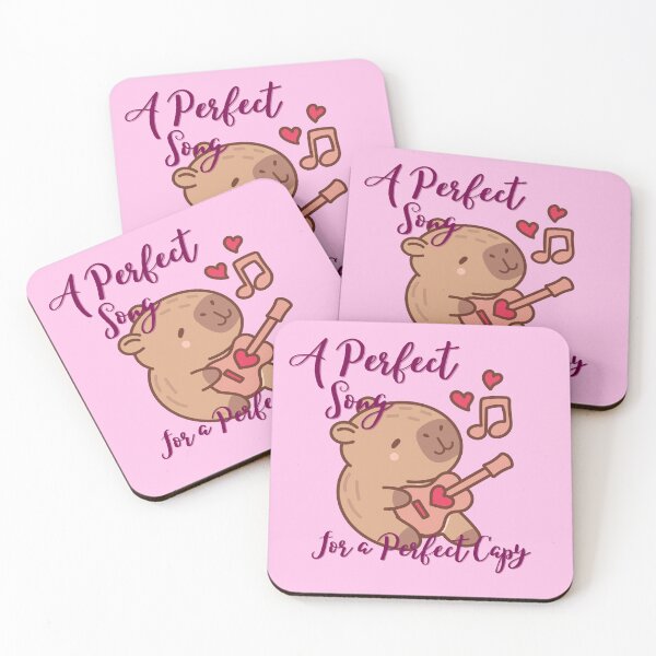 Item preview, A Perfect Song Singing Capybara Design designed and sold by MintNinja17.