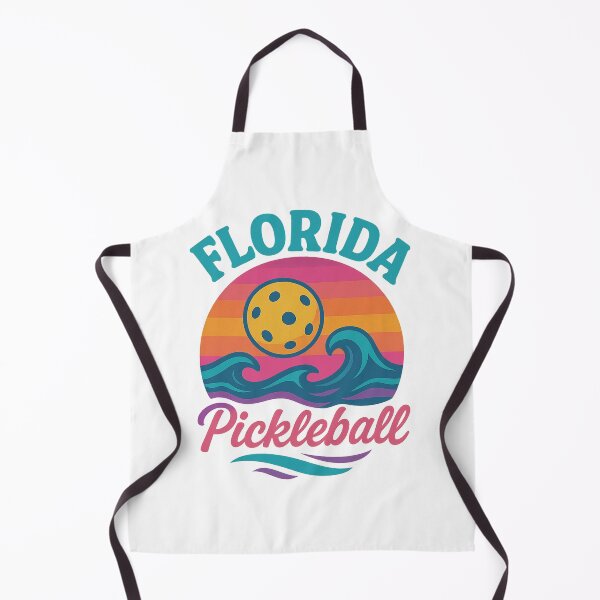 Item preview, Florida Pickleball Waves Sunset Design designed and sold by Graphics4X.