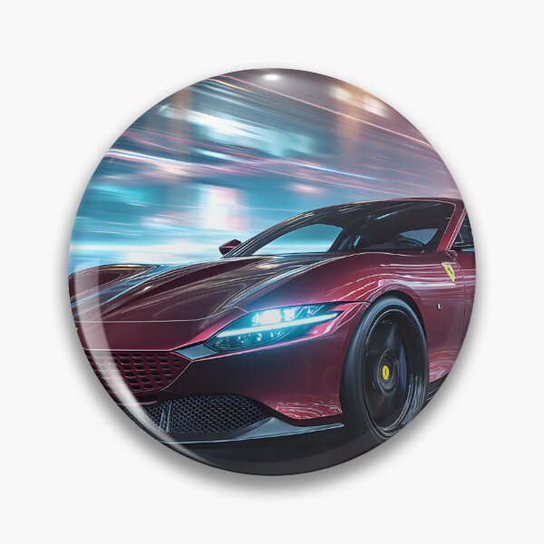 Item preview, Ferrari Roma Illustration – Modern Italian Elegance in Art designed and sold by AutoPopStudio.