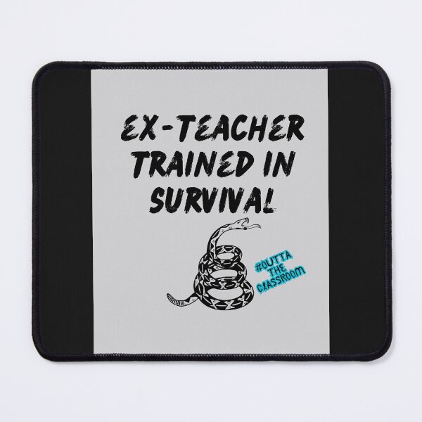 Item preview, Ex teacher snarky saying designed and sold by outtaschool.