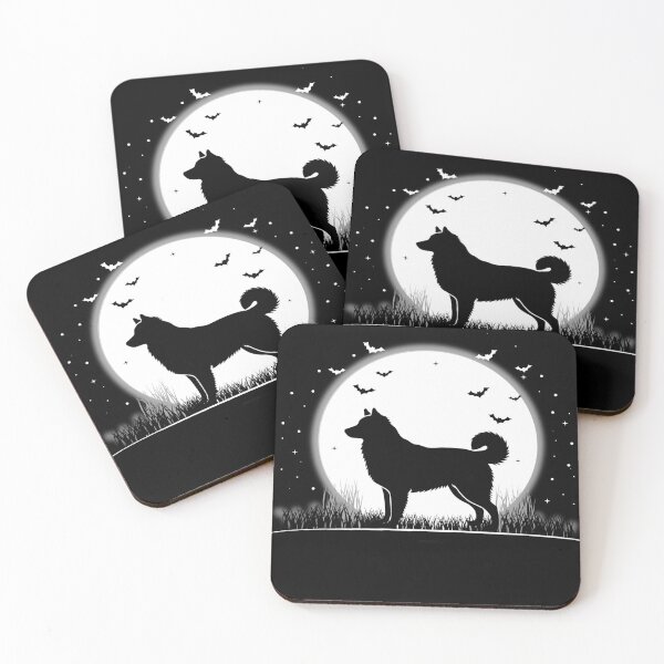 Item preview, Pyrenean Shepherd Dog – Halloween Moon Silhouette designed and sold by The Real Life Symphony.