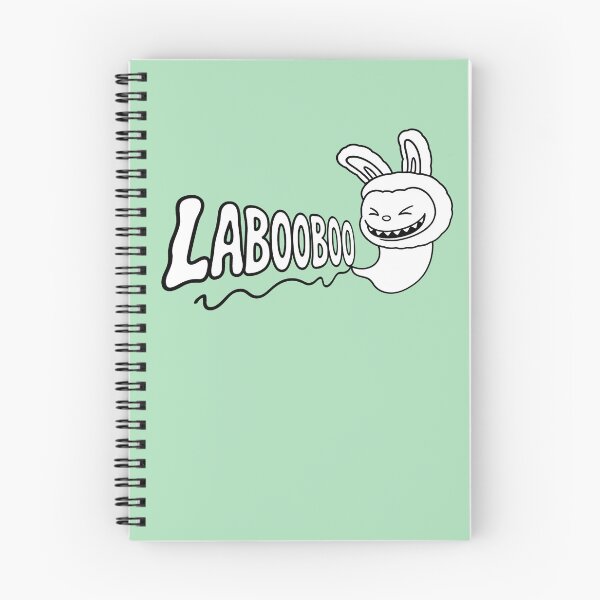 Item preview, Labubu Ghost with Labooboo Text Cartoon Style designed and sold by Labutoon.