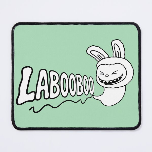 Item preview, Labubu Ghost with Labooboo Text Cartoon Style designed and sold by Labutoon.