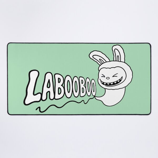 Item preview, Labubu Ghost with Labooboo Text Cartoon Style designed and sold by Labutoon.