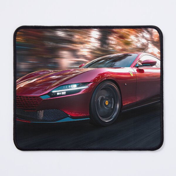Item preview, Ferrari Roma Exotic Car Illustration Print designed and sold by AutoPopStudio.