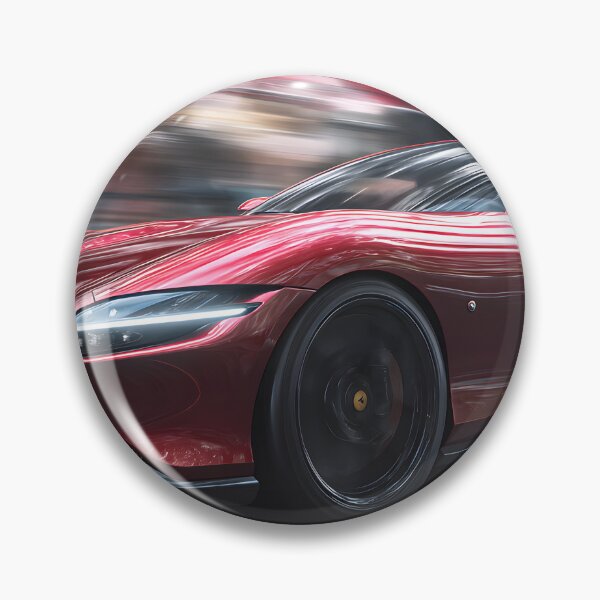 Item preview, Ferrari Roma Modern Supercar Wall Décor designed and sold by AutoPopStudio.