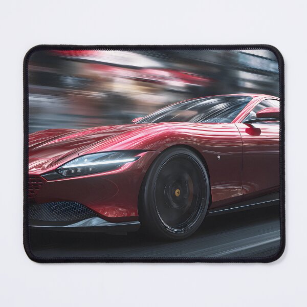 Artikelvorschau, Ferrari Roma Modernes Supercar-Wanddekor entworfen und verkauft von AutoPopStudio.
