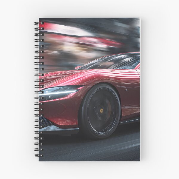 Item preview, Ferrari Roma Modern Supercar Wall Décor designed and sold by AutoPopStudio.