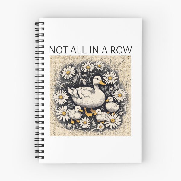 Item preview, Ducks Not in A Row, Funny Vintage Retro Animal Shirt designed and sold by GiftedGoodsUSA.