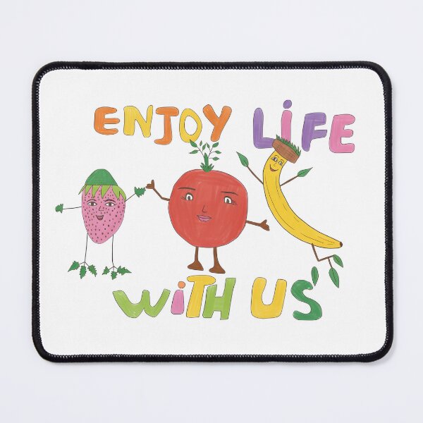 Item preview, Enjoy Life With Bananas and Apple designed and sold by LittleArij.