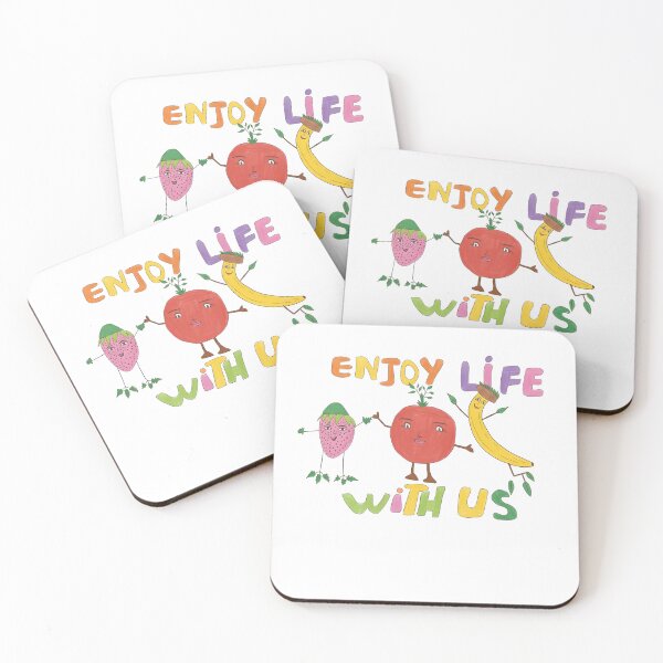 Item preview, Enjoy Life With Bananas and Apple  designed and sold by LittleArij.