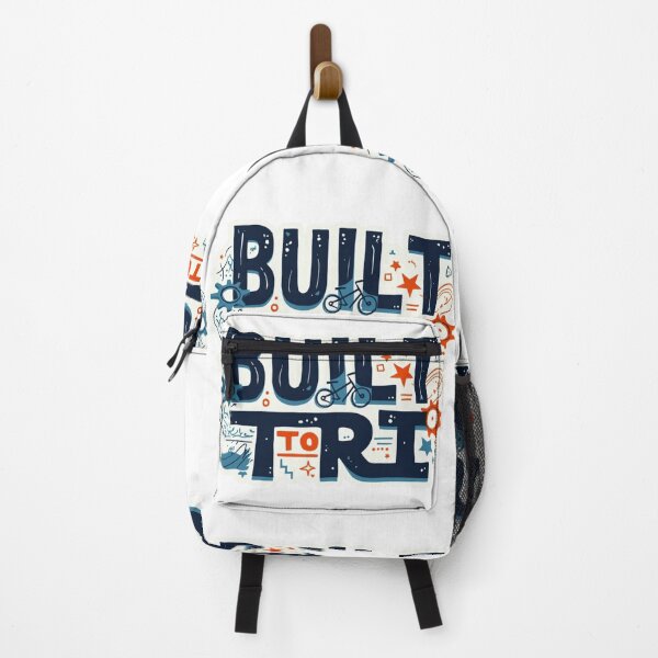 Item preview, Built to Tri – Triathlon Motivation Sticker designed and sold by Triathlongram.
