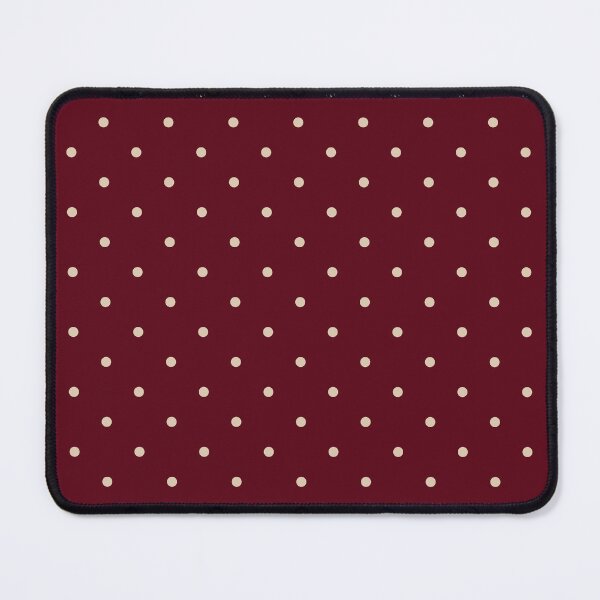 Item preview, Classic Bordeaux & Beige Polka Dot Pattern Retro Minimalist Style Vintage Simple Dots designed and sold by DaisyHouse.
