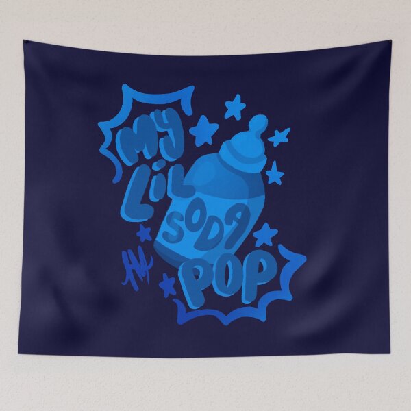 Item preview, Soda Pop Blue designed and sold by Dailidoodles.