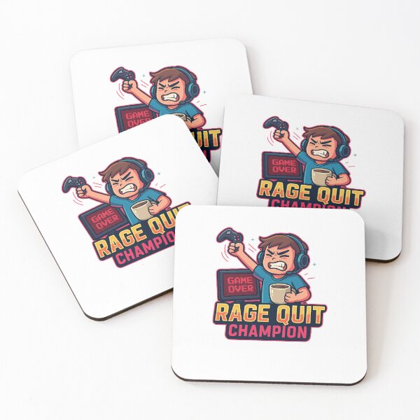 Item preview, Rage Quit Champion – Funny Retro Gamer Humor Design designed and sold by jimnicklaus.