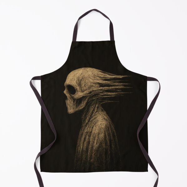 Item preview, Torn Skull Ghost – Distorted Profile Spirit in Grunge Horror Style designed and sold by Meandmyshop.