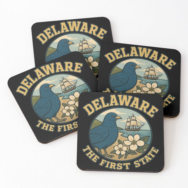 Item preview, Delaware - The First State designed and sold by GnuArt.