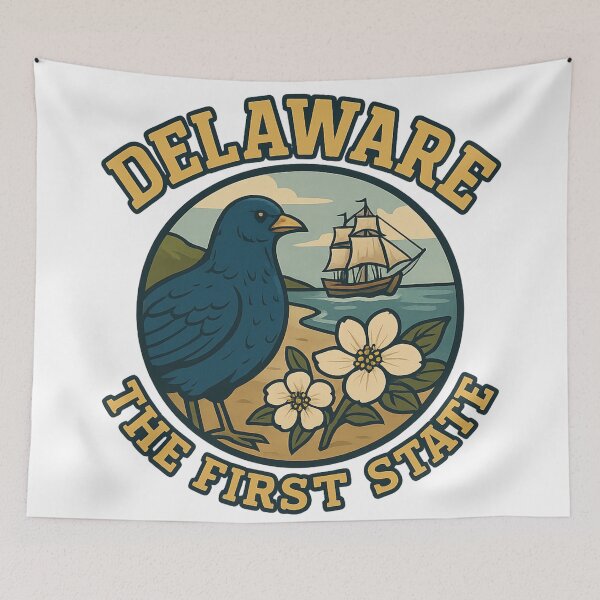 Item preview, Delaware - The First State designed and sold by GnuArt.