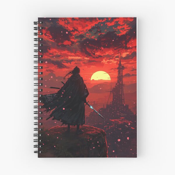Item preview, ? Sunset Samurai – Twilight Warrior ⚔️ designed and sold by Motiv-Pop.