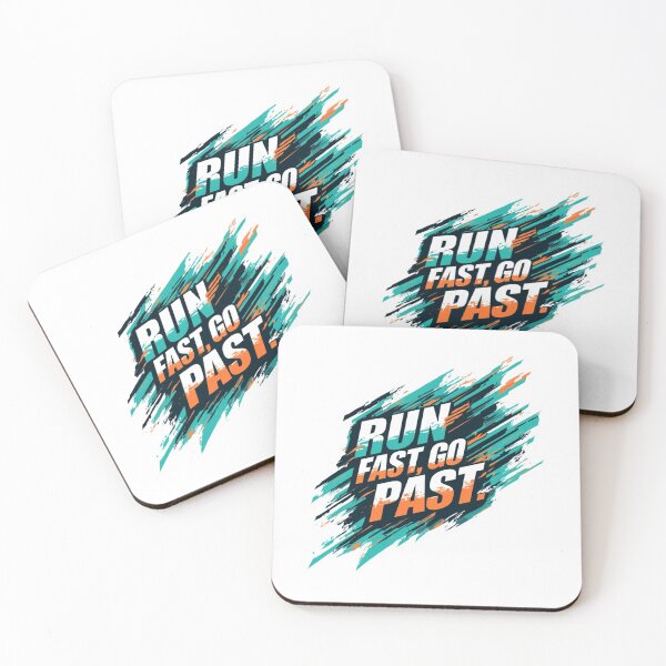 Item preview, Run Fast, Go Past – Motivational Triathlon Sticker designed and sold by Triathlongram.