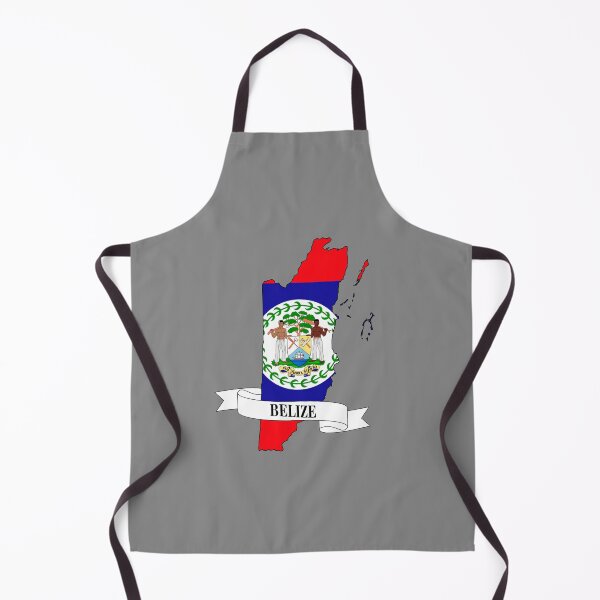 Item preview, Flag map of Belize designed and sold by visual adventures.