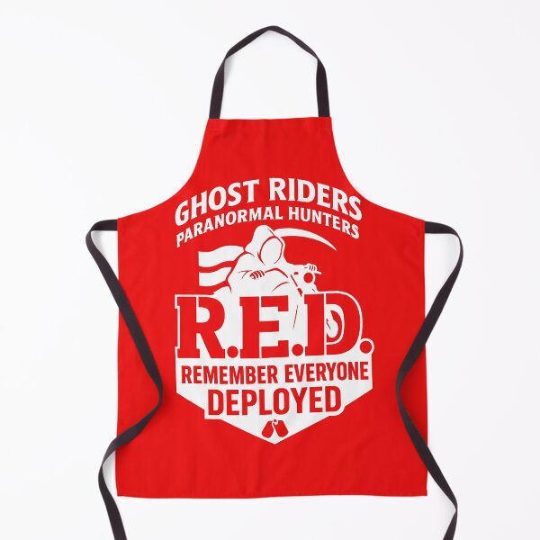 Item preview, R.E.D. – Remember Everyone Deployed | Ghost Riders: Paranormal Hunters (Red Shirt) designed and sold by GhostRiderMerch.