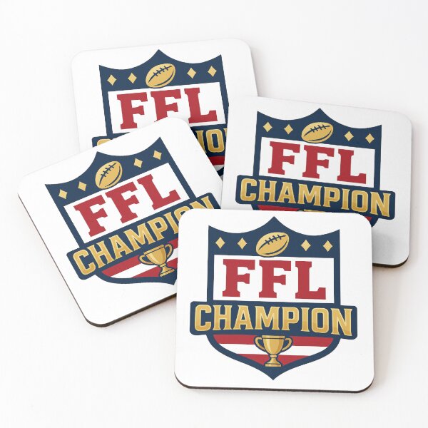 Aperçu de l'œuvre Fantasy Football Champion Sticker | FFL League Winner Trophy Gift Logo créée et vendue par CoachEkong.
