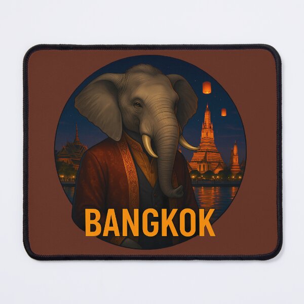 Item preview, Elephant in Bangkok designed and sold by VisionsOfCities.