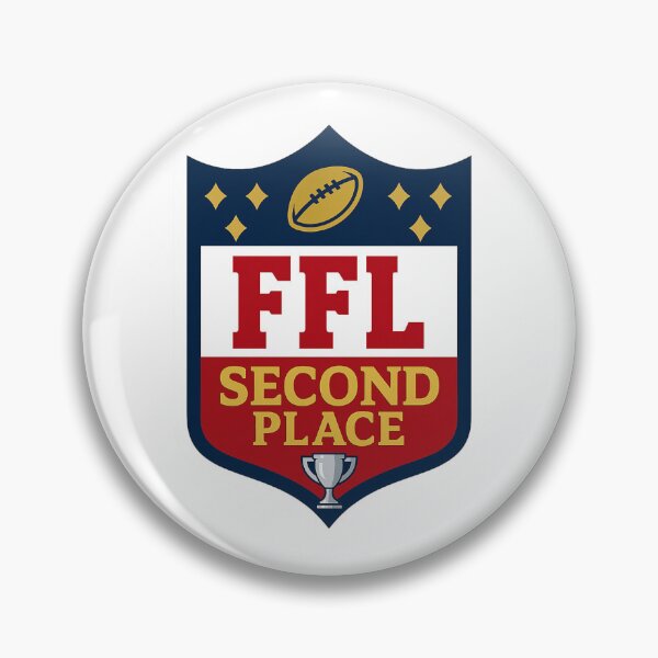 Item preview, Fantasy Football Second Place Sticker | FFL Runner Up Silver Trophy Gift designed and sold by CoachEkong.