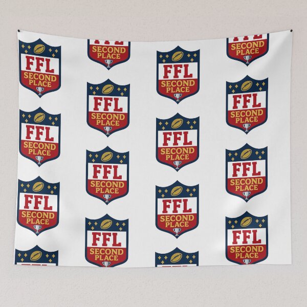 Item preview, Fantasy Football Second Place Sticker | FFL Runner Up Silver Trophy Gift designed and sold by CoachEkong.