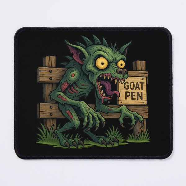 Item preview, Zombie Chupacabra – The Undead Goat-Sucker Tee designed and sold by Taberland.