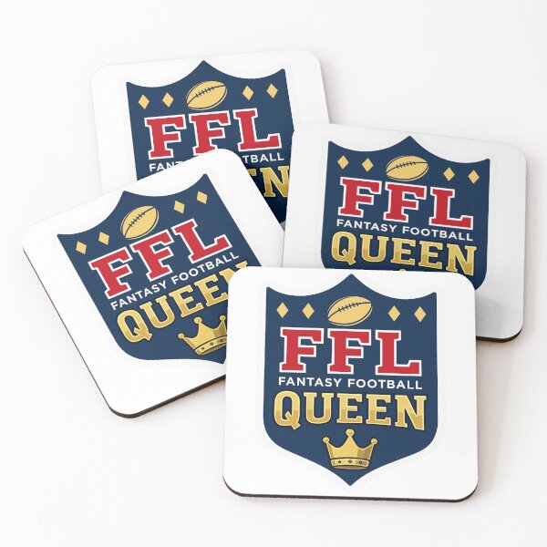 Aperçu de l'œuvre Fantasy Football Queen Sticker | FFL Champion Crown Gift for Women créée et vendue par CoachEkong.
