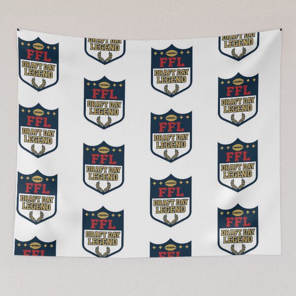 Item preview, Fantasy Football Draft Day Legend Sticker | FFL Best Draft Laurel Wreath designed and sold by CoachEkong.