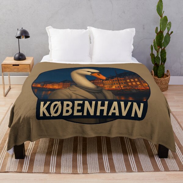 Item preview, Swan in Copenhagen designed and sold by VisionsOfCities.