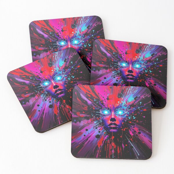 Item preview, Neon Cosmic Stare designed and sold by Rich Summers Art.
