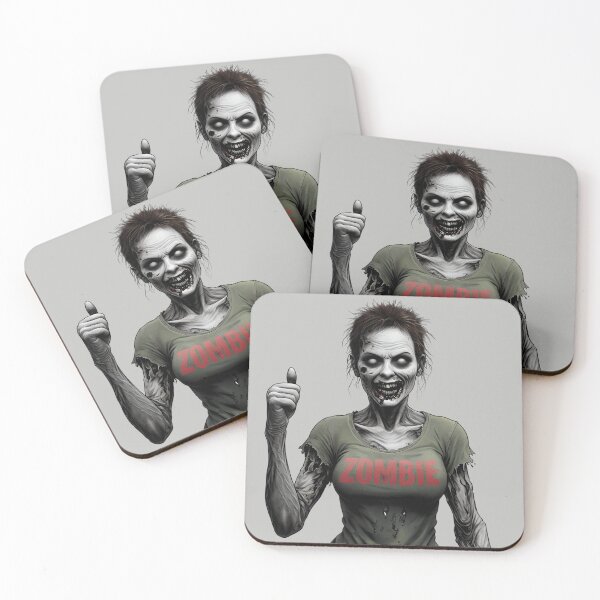Item preview, Zombie Woman - Thumbs Up designed and sold by NightTimeJ.