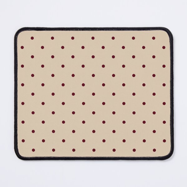Item preview, Classic Bordeaux & Beige Polka Dot Pattern Retro Minimalist Style Vintage Simple Dots designed and sold by DaisyHouse.