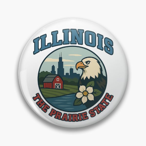 Item preview, Illinois - The Prairie State designed and sold by GnuArt.