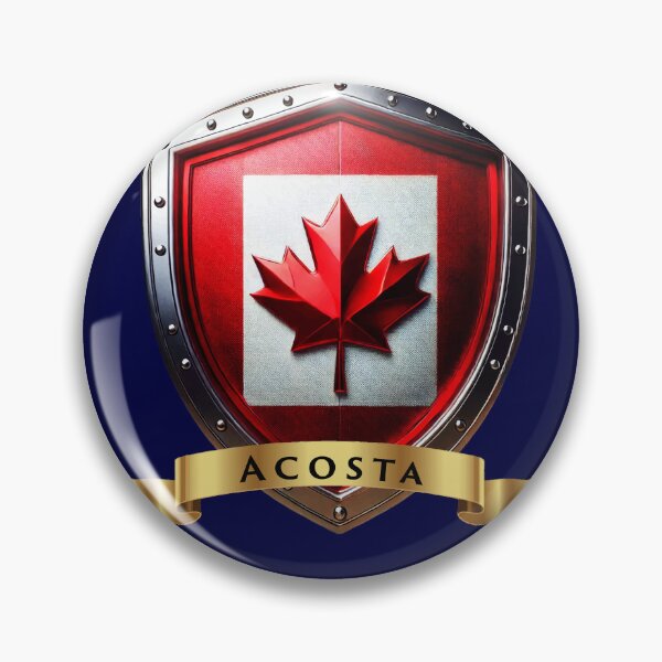 Item preview, Acosta Family Canada Shield, Maple Leaf Legacy Design designed and sold by Highlandkings.