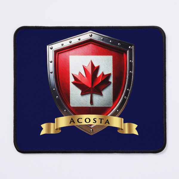 Item preview, Acosta Family Canada Shield, Maple Leaf Legacy Design designed and sold by Highlandkings.