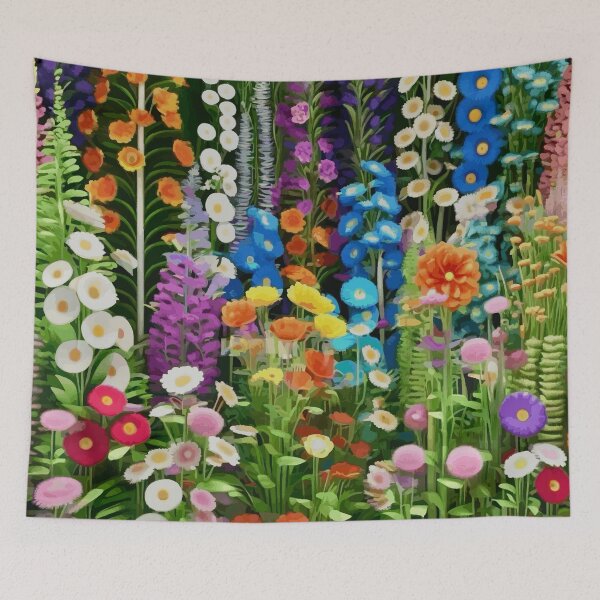 Item preview, Gustav Klimt Colorful Flower Garden designed and sold by Vicky Brago-Mitchell®.