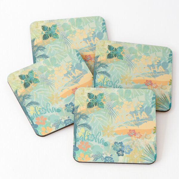 Item preview, Hawaiian Junk Journal Collage designed and sold by J Marielle Designs.