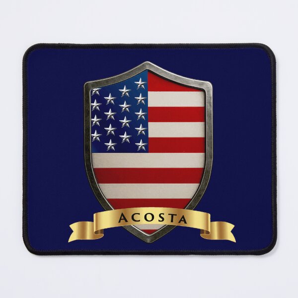 Item preview, Acosta Family USA Shield, Patriotic Name Crest designed and sold by Highlandkings.