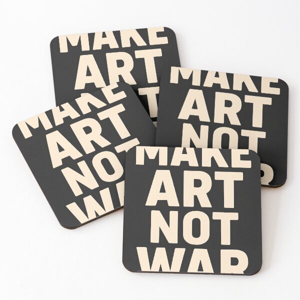 Item preview, Make Art Not War – Inspiring Peaceful Protest Design designed and sold by TheAbayArt.