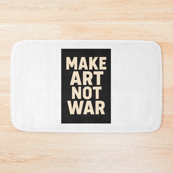 Item preview, Make Art Not War – Inspiring Peaceful Protest Design designed and sold by TheAbayArt.