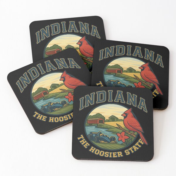 Item preview, Indiana- The Hoosier State designed and sold by GnuArt.