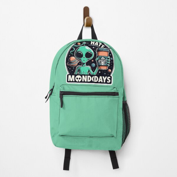 Item preview, Aliens Hate Mondays Funny Retro Space Coffee Design designed and sold by bestoftrendy.