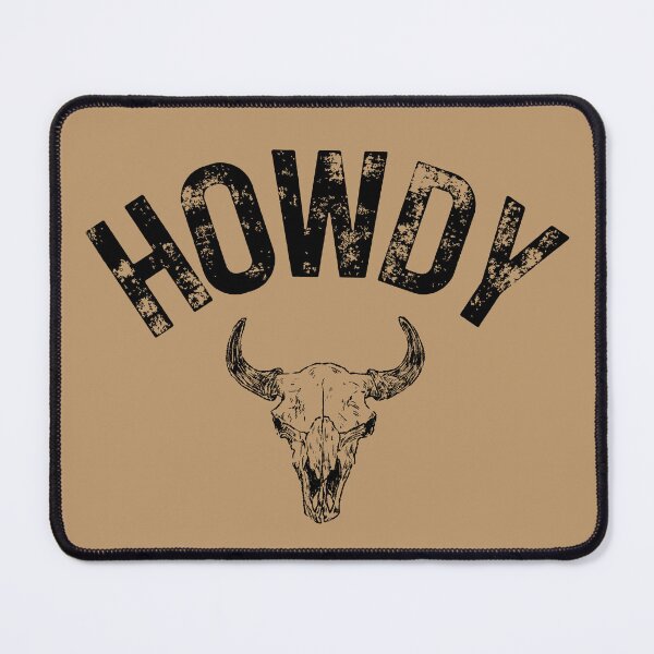 Item preview, Howdy Bull Skull | Western Cowgirl Cute Modern Neutral  designed and sold by ReadyandRowdy.
